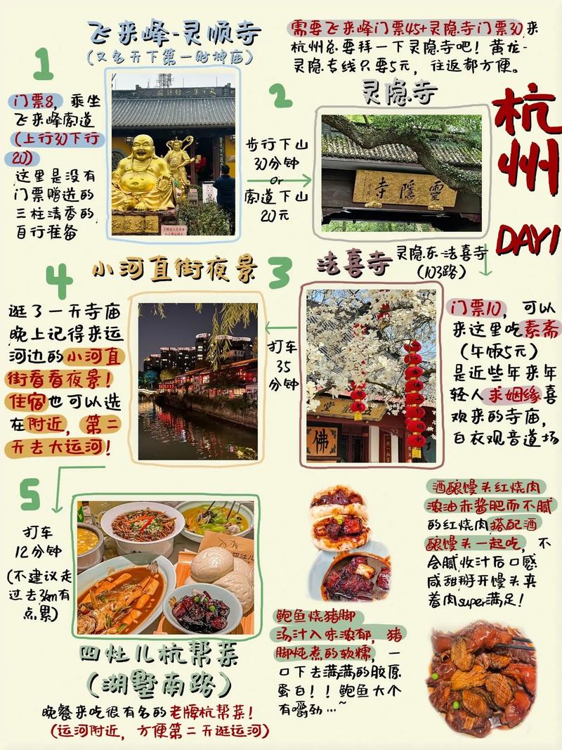 杭州的美食景点全攻略：品味西湖边的地道杭帮菜与小吃